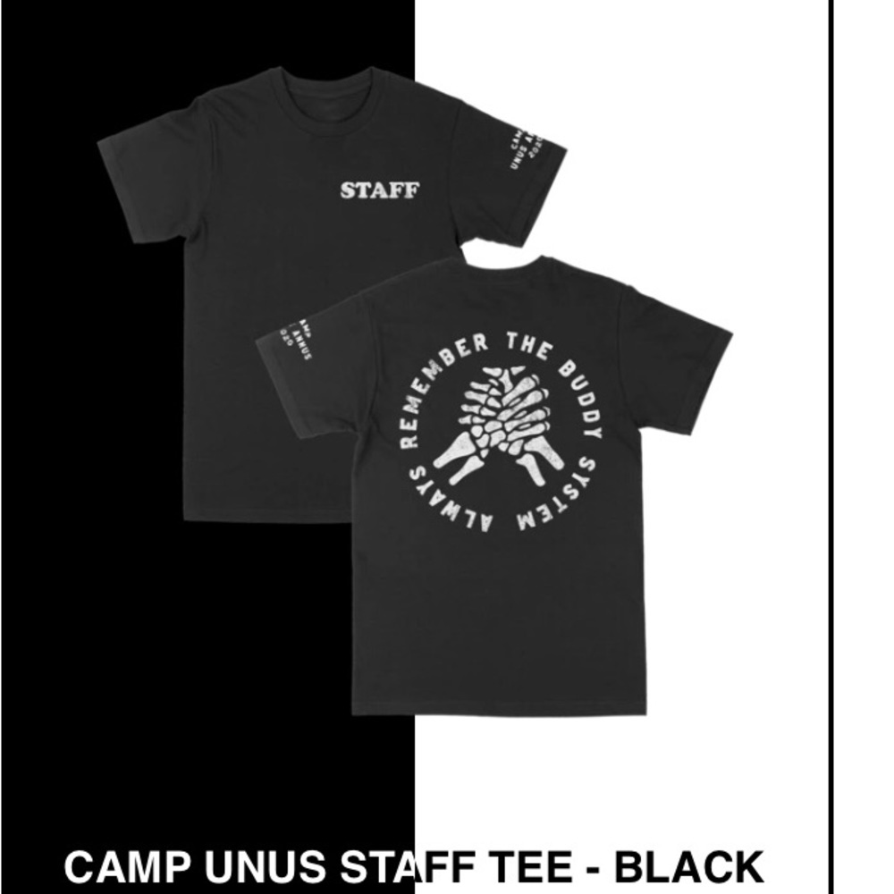 Camp Unus Annus Staff Tee Black